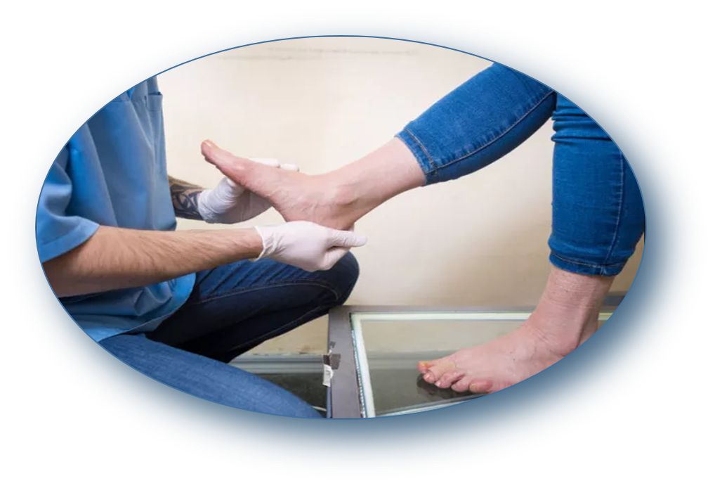 Bannière Examen des pieds Bannière Examen des pieds